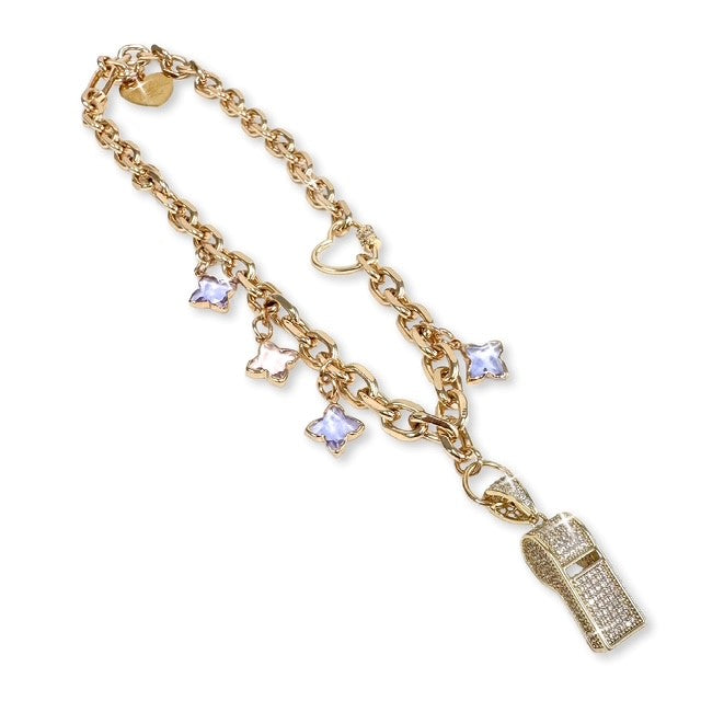 3 IN 1 NECKLACE WHISTLING ELEGANCE