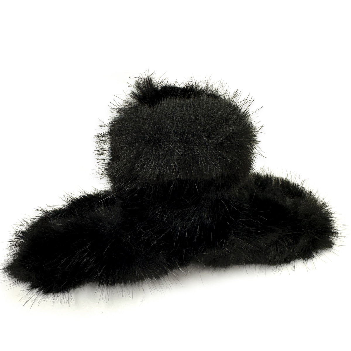 HAIR CLIP FUR BLACK