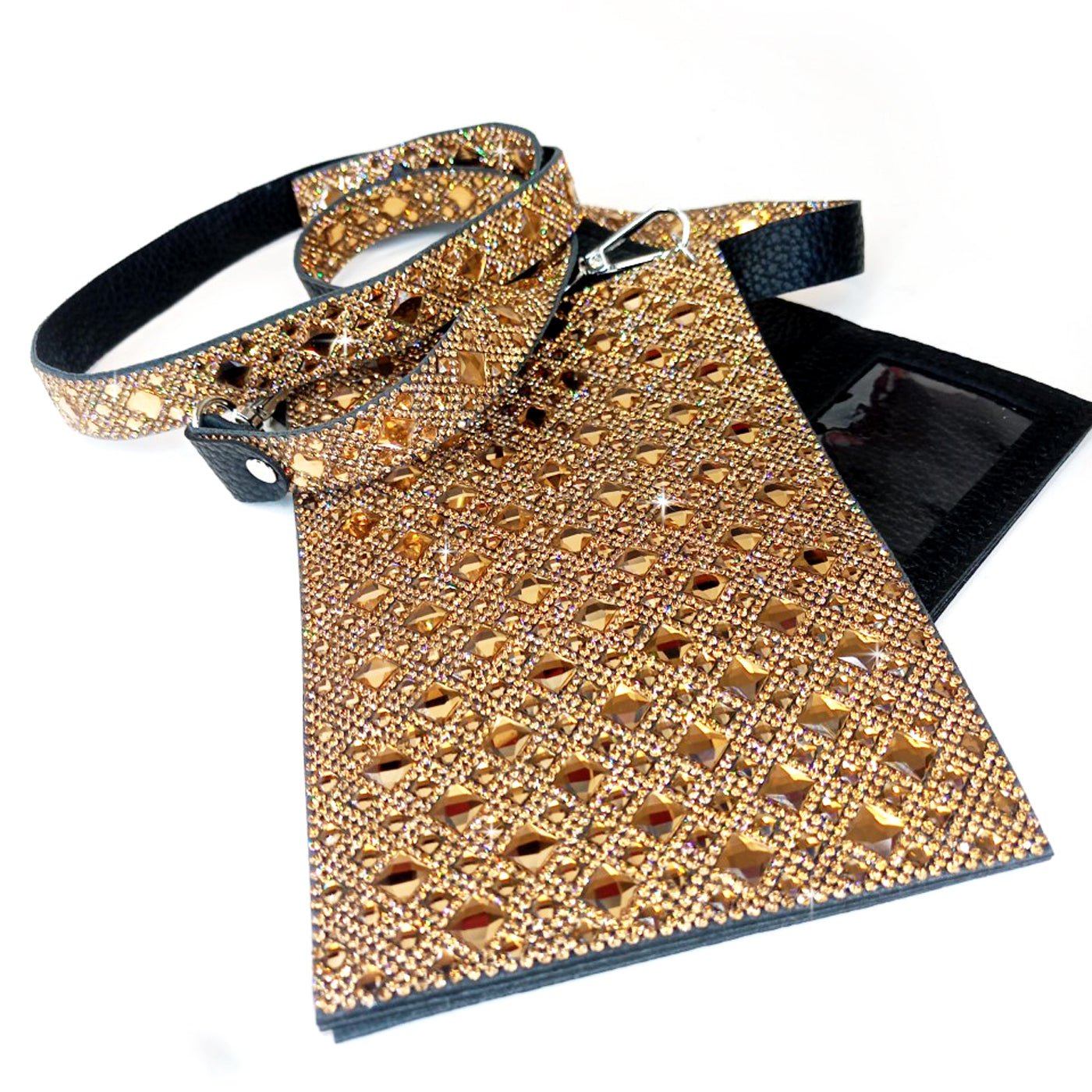 ROYAL ICE CELLPHONE PURSE SOLID GOLD