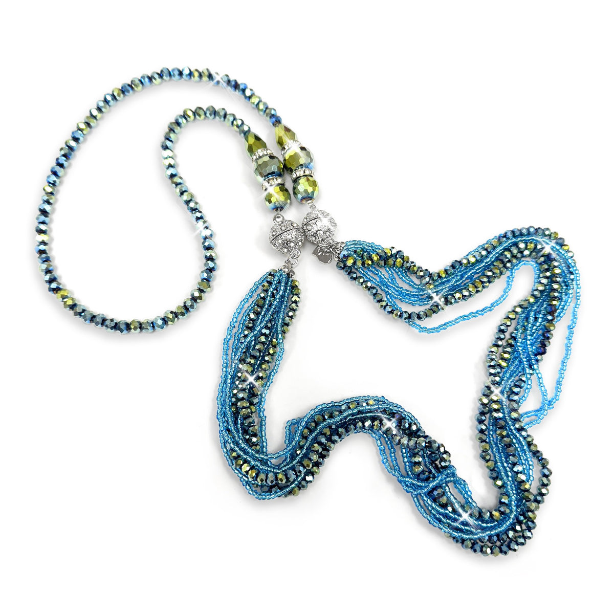 NECKLACE CINDERELLA MULTI TURQUOISE