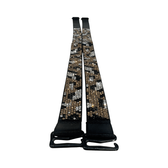 WILD LEOPARD LUX COLLECTION BRA STRAP LEOPARD GOLD