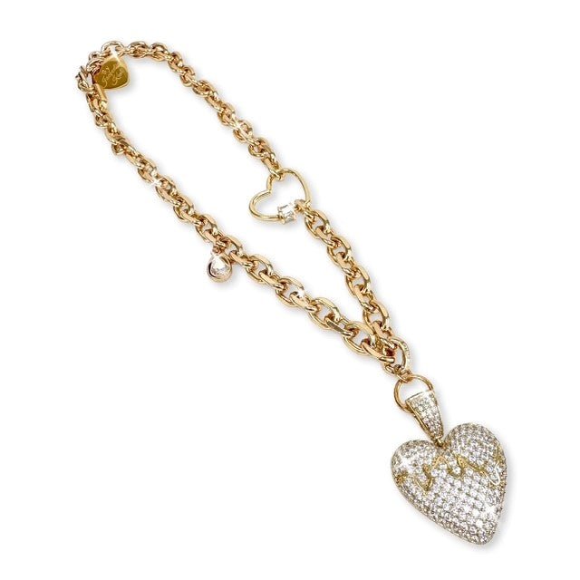 3 IN 1 NECKLACE BEADING HEART