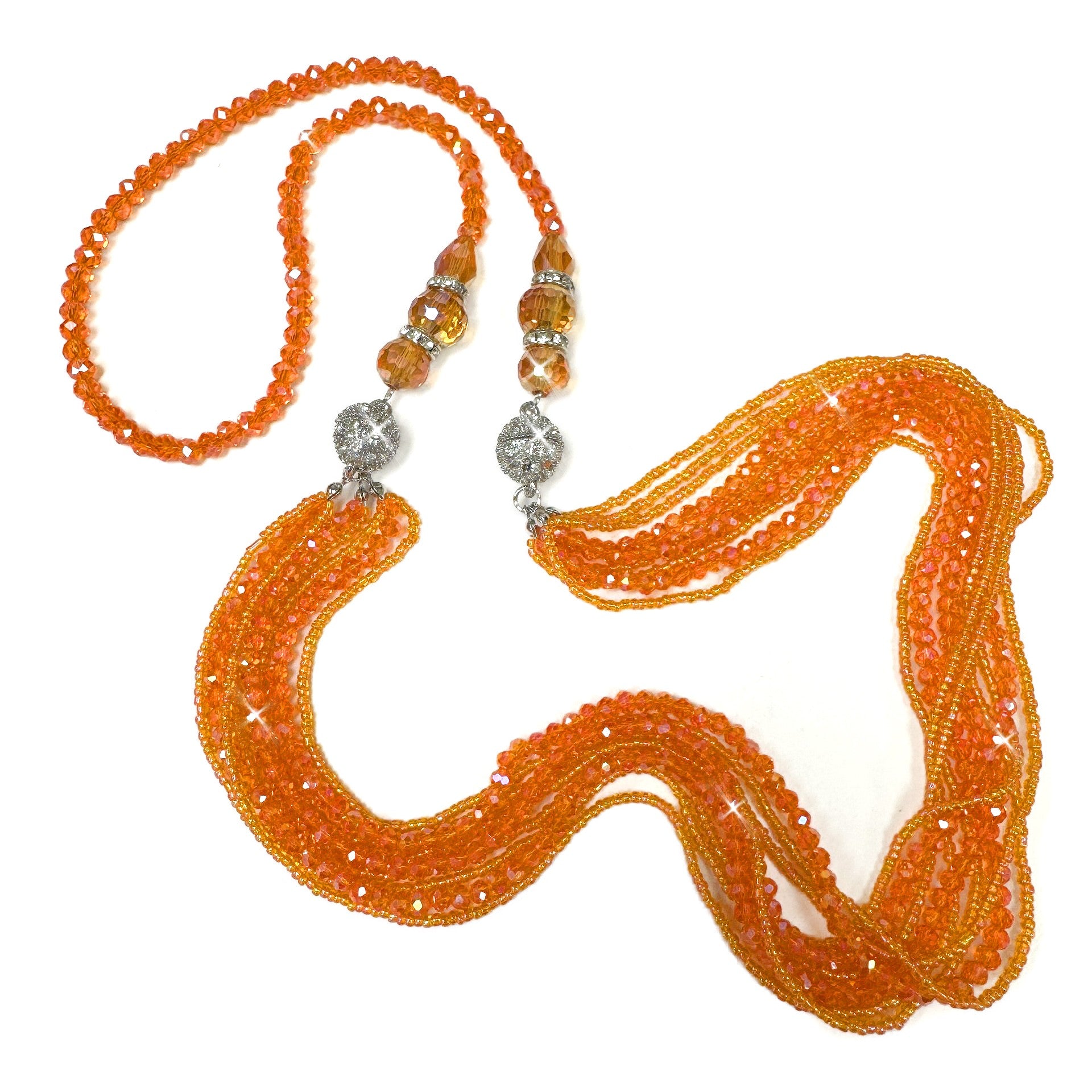 Jacqueline Kent Cinderella Necklace Orange
