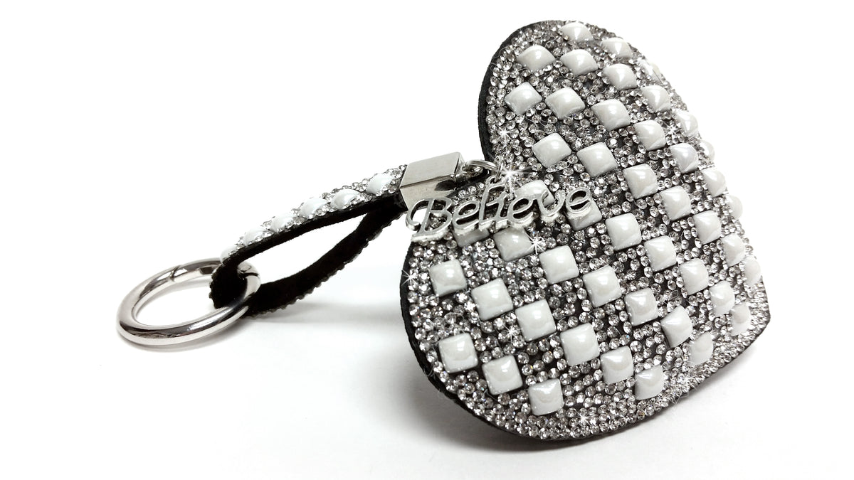 Jacqueline Kent Bubbles & Bling Purse Charm Pearl Passion