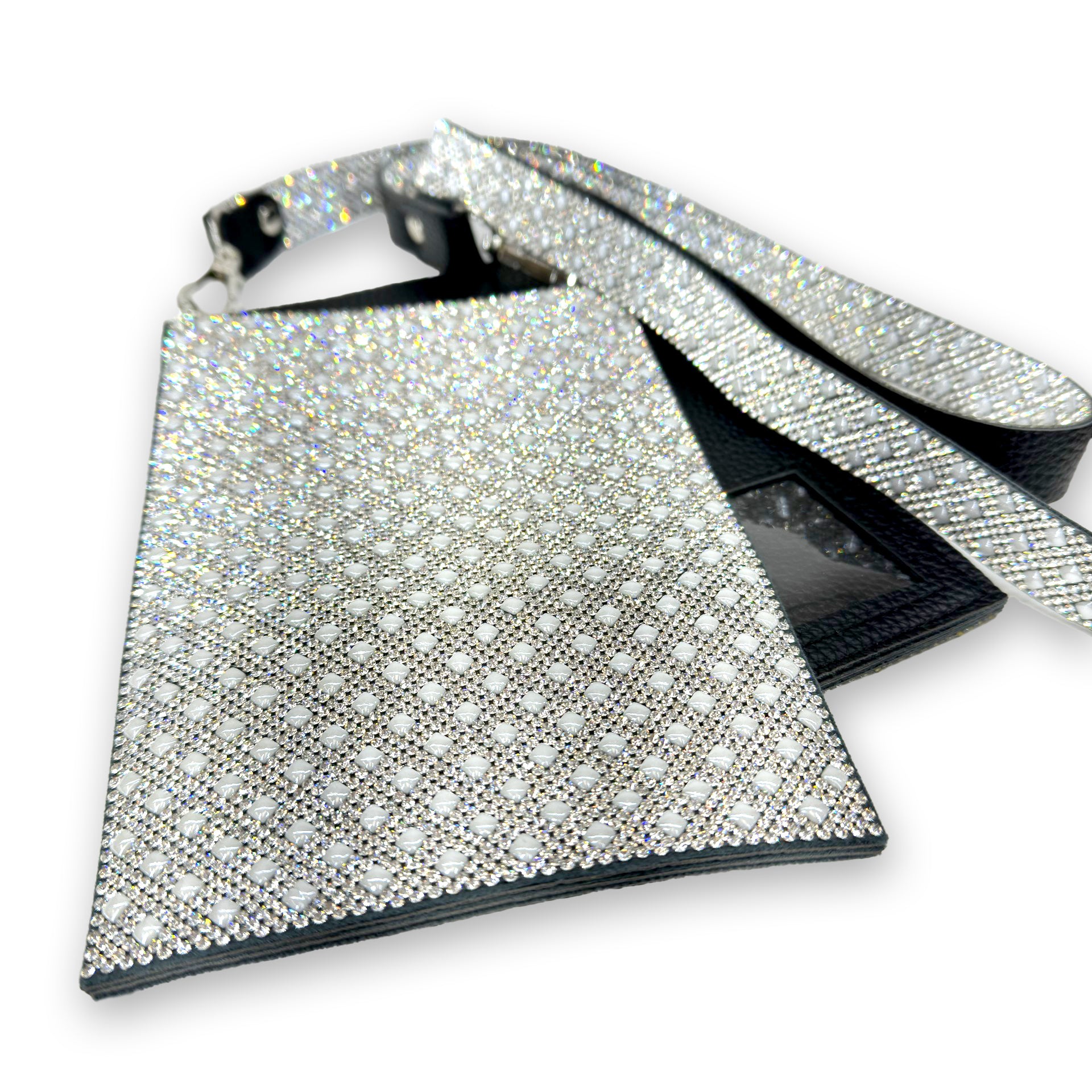 Jacqueline Kent bubbles & bling cellphone purse pearl passion