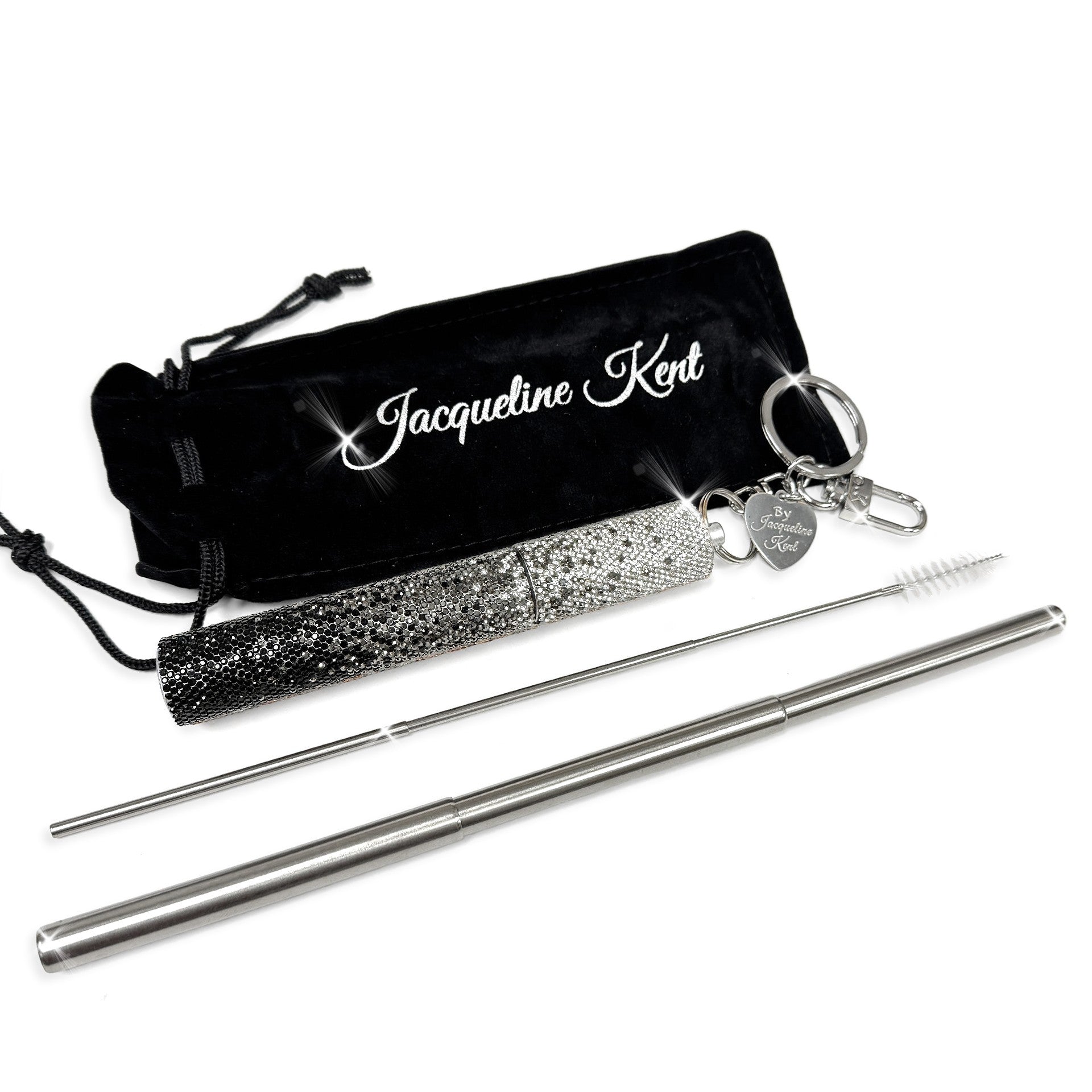 TRAVEL STRAW BLACK OMBRE