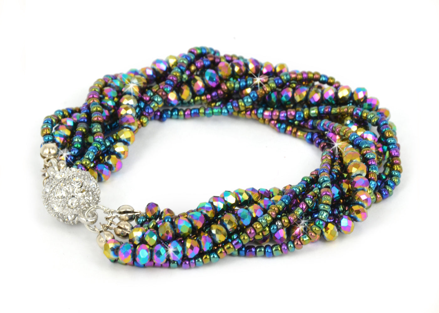BRACELET CRYSTAL MAGNET MULTI-COLOUR
