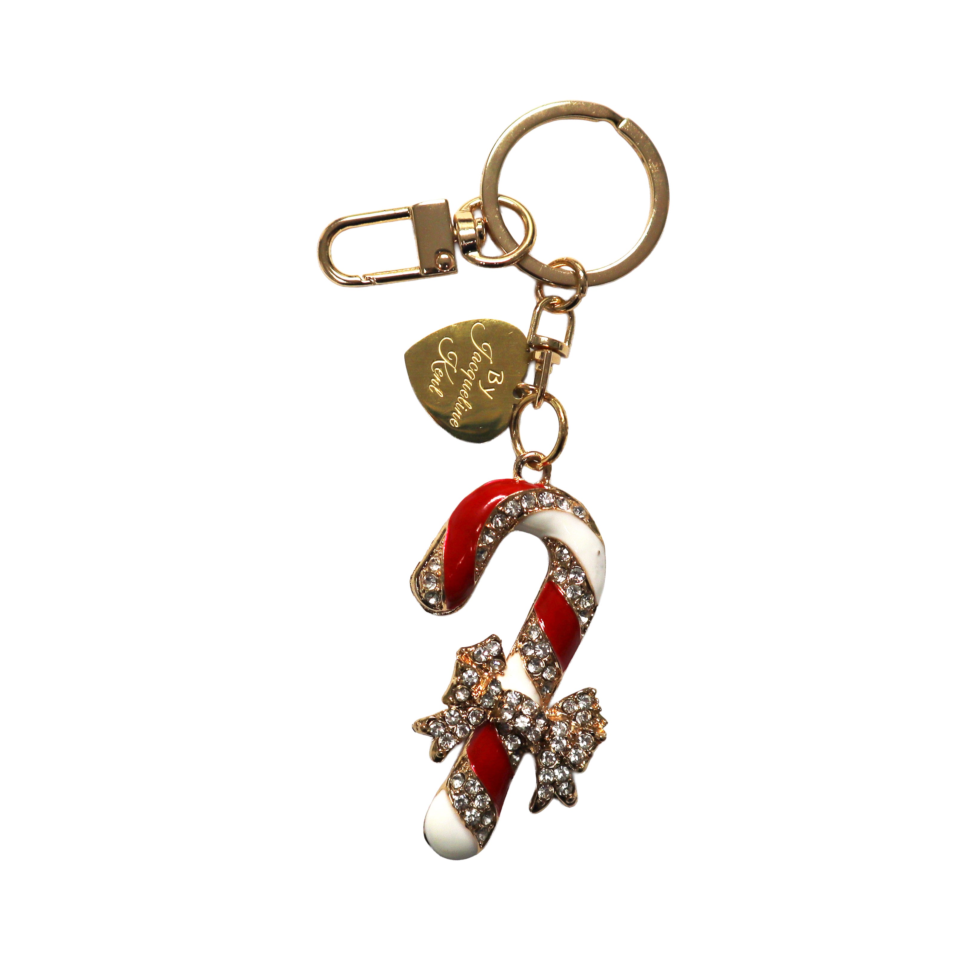 PURSE CHARM CANDY CANE