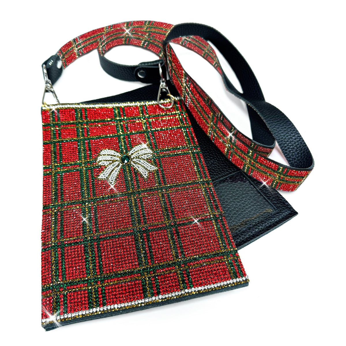 RED PLAID CELLPHONE PURSE *