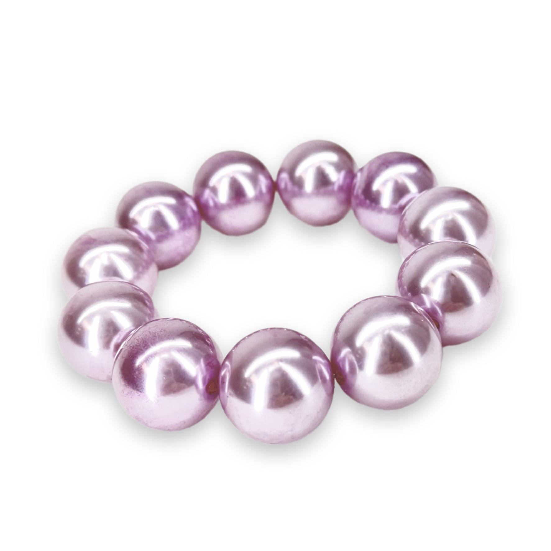 Jacqueline Kent Bracelet Wilma Flintstone Pearls Lavender