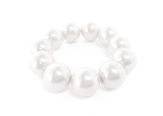 Jacqueline Kent Bracelet Flintstone White