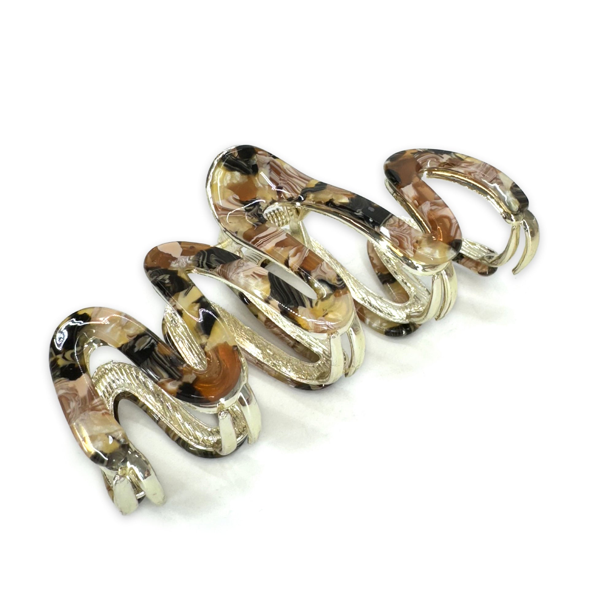 HAIR CLIP TORTOISE MOSAIC CLAW