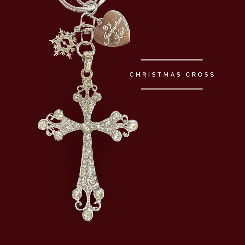 PURSE CHARM CHRISTMAS CROSS