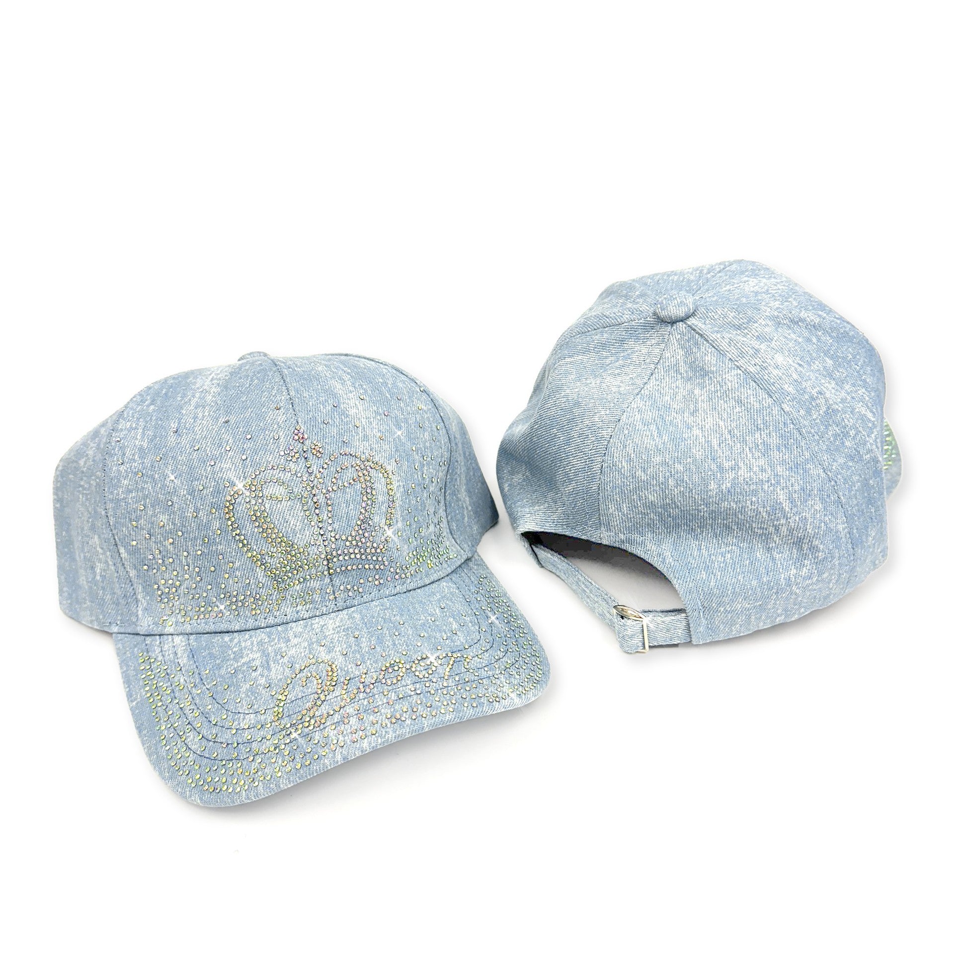 Jacqueline Kent Ball Cap Light Blue Crown