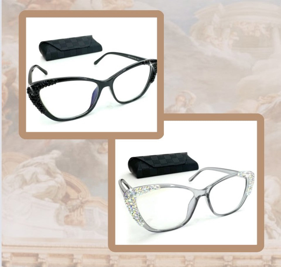 GLASSES CRYSTAL WING TIP ASSORTMENT