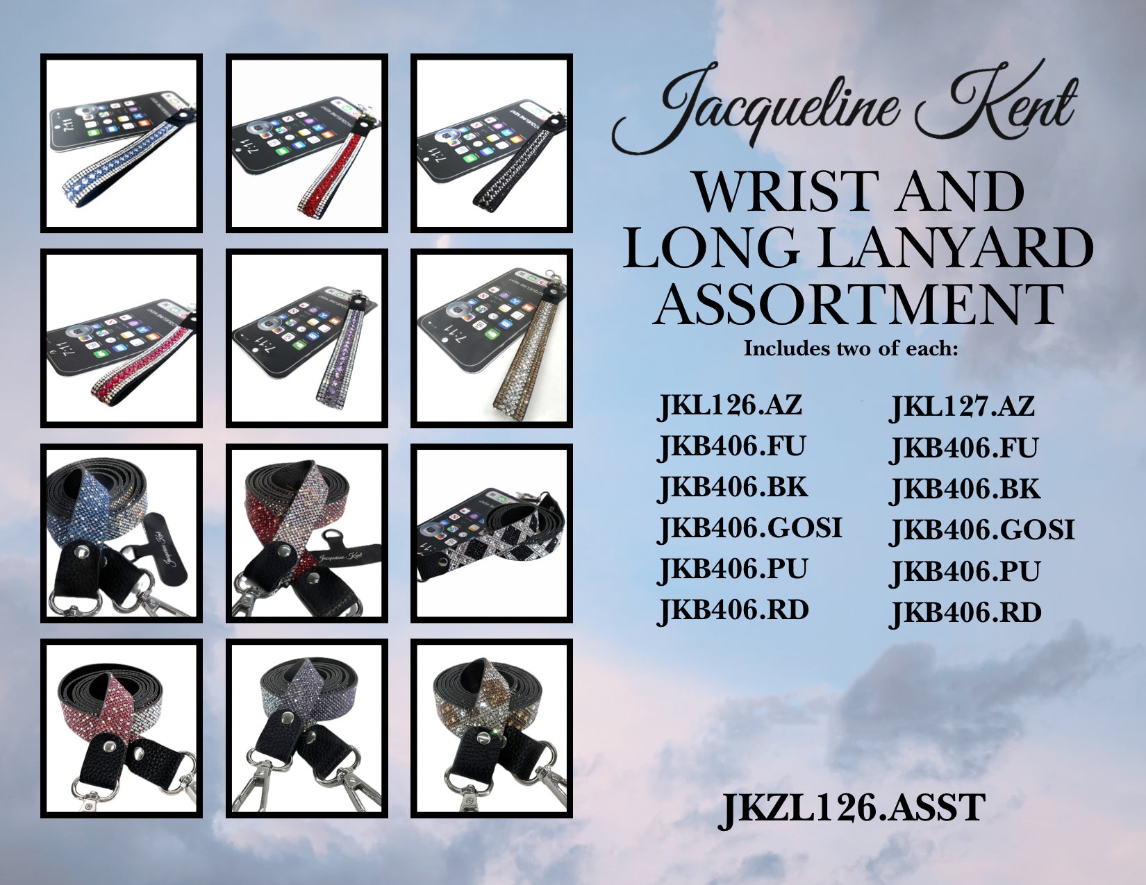 WRIST LANYARD ASSORTMENT
