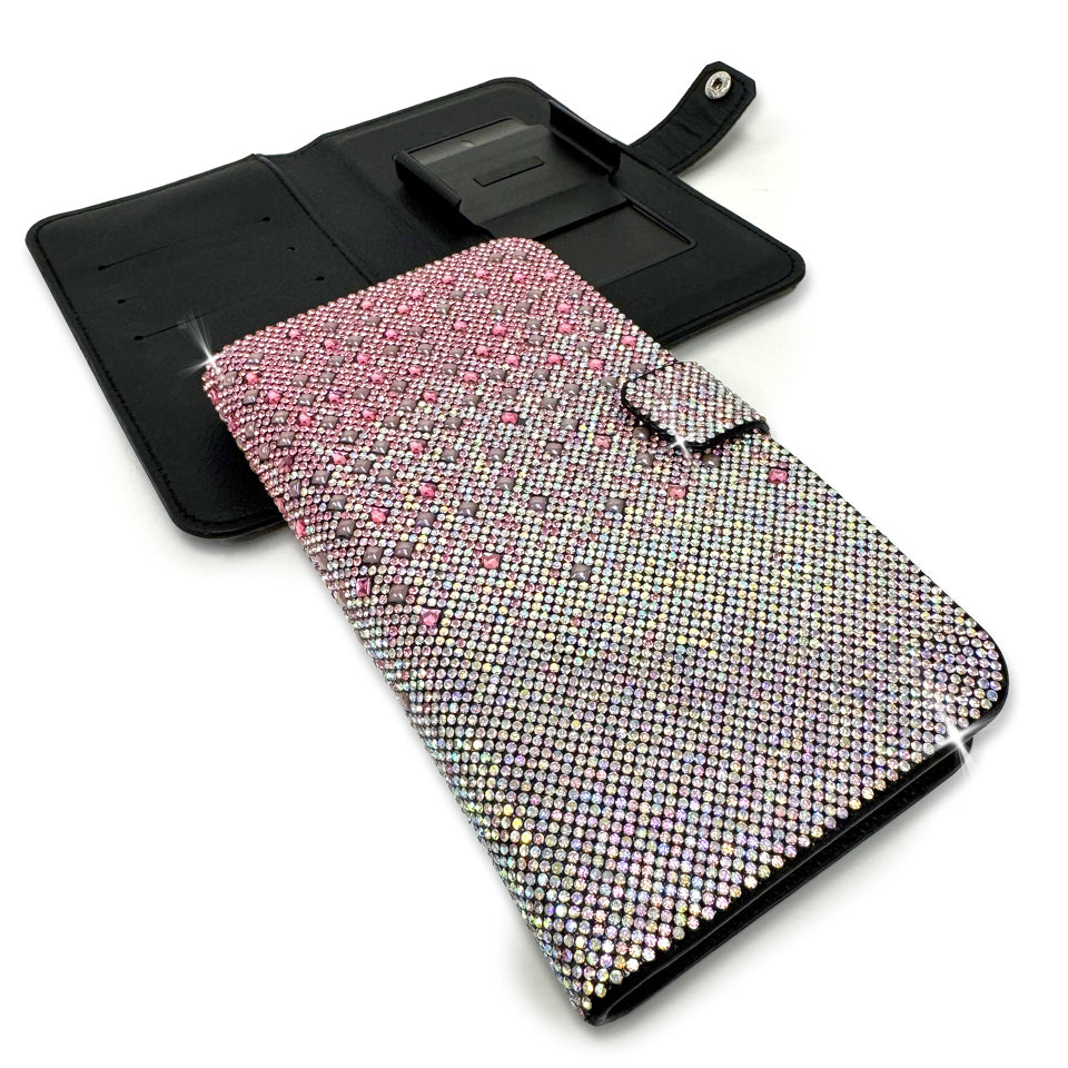 FLOWER POWER COLLECTION CELLPHONE WALLET PINK OMBRE