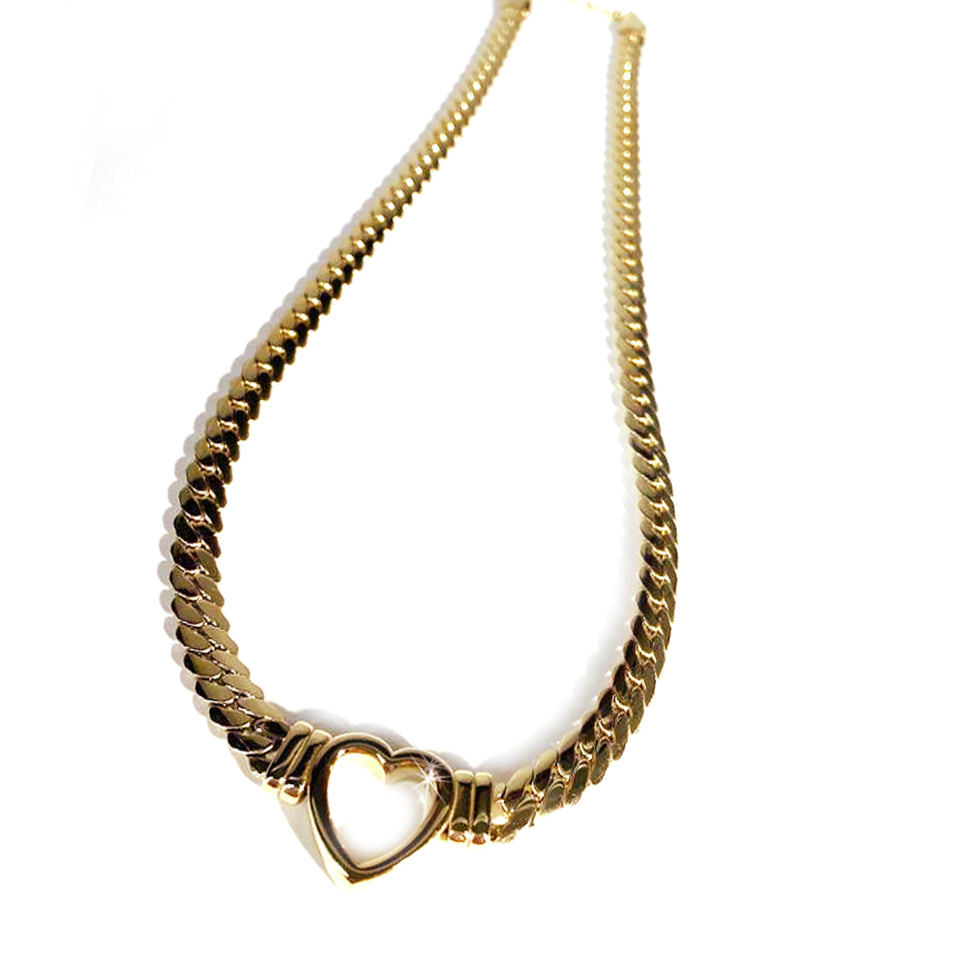 NECKLACE GOLDEN HEART