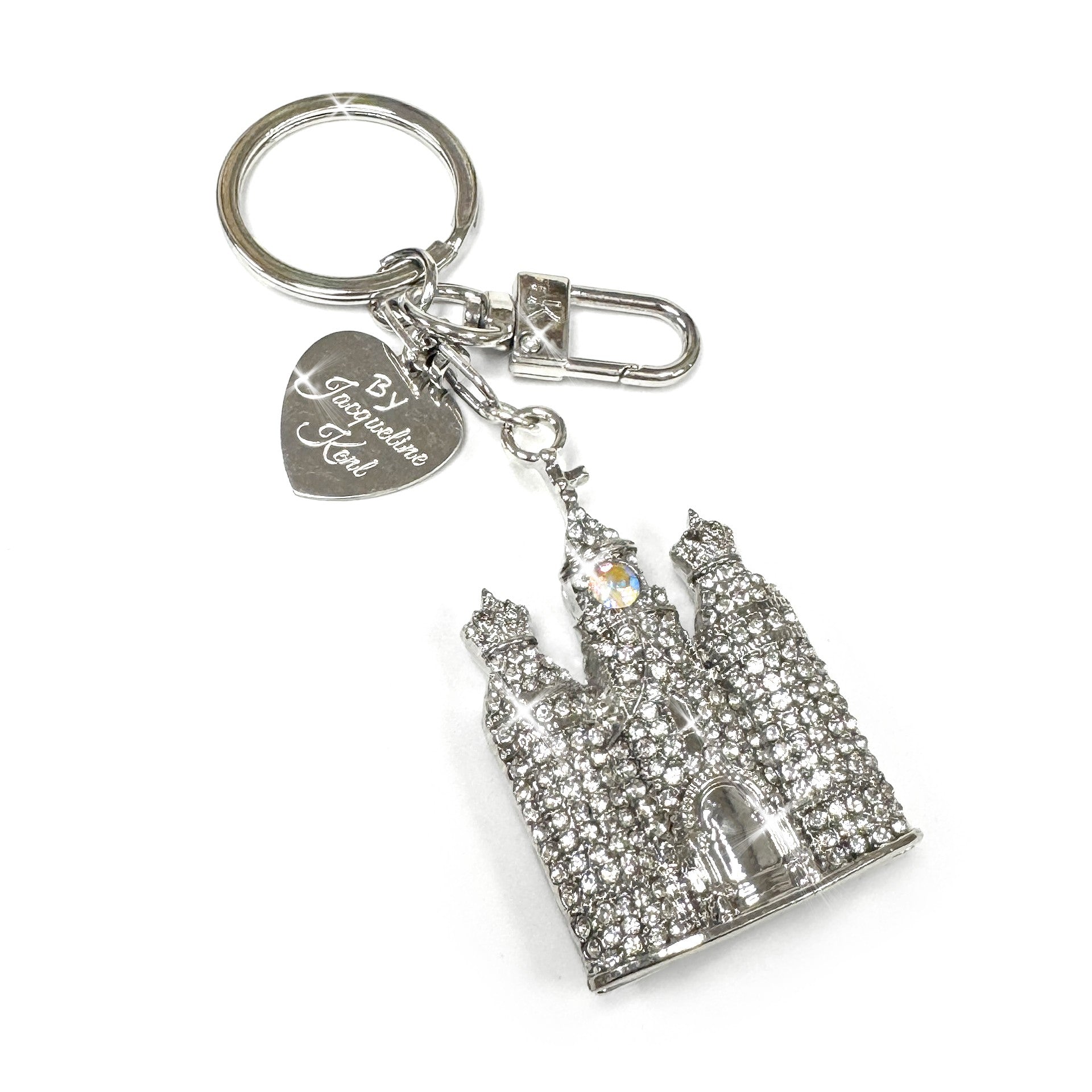 Jacqueline Kent Castle Purse Charm – Silver