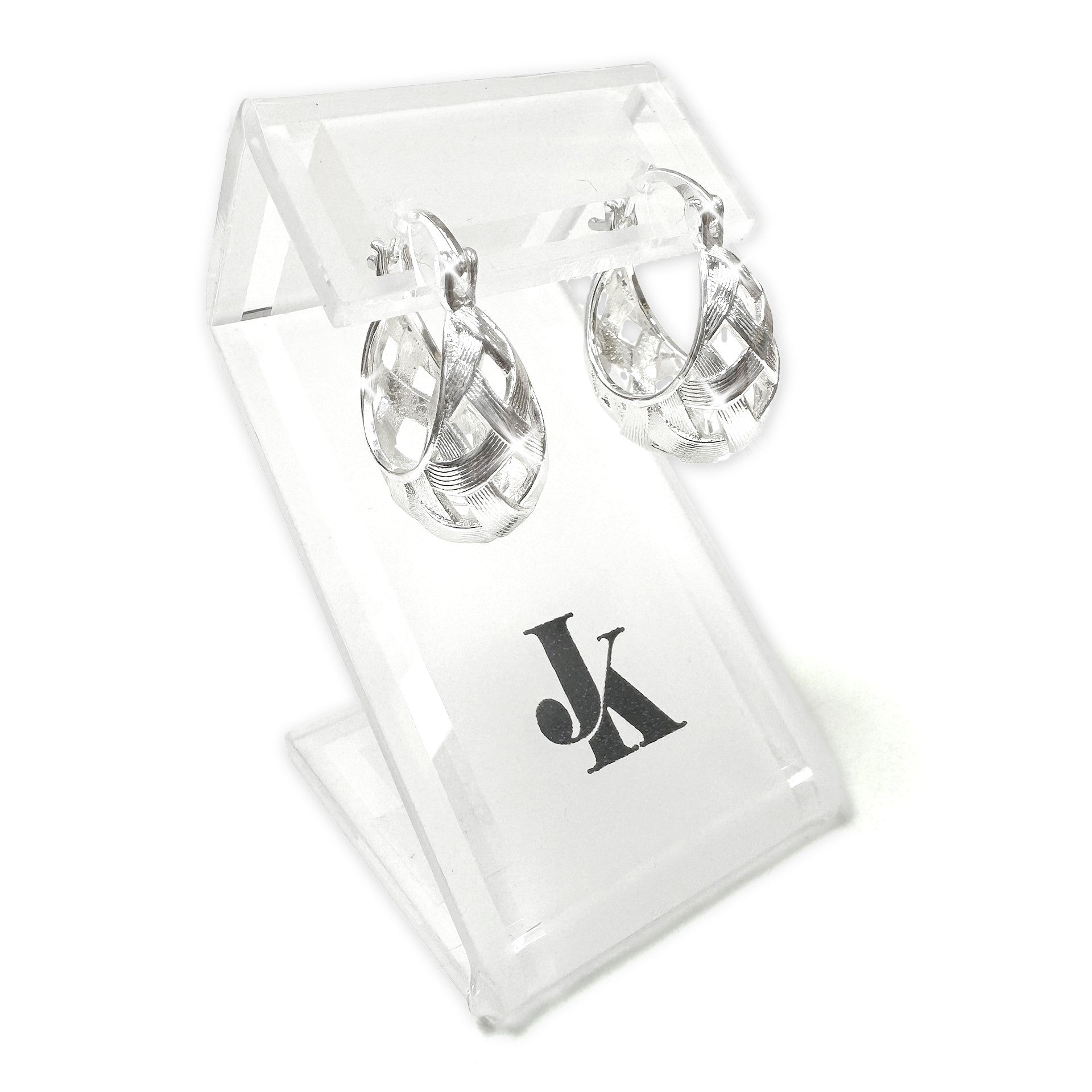 Jacqueline Kent Earring Woven Silver