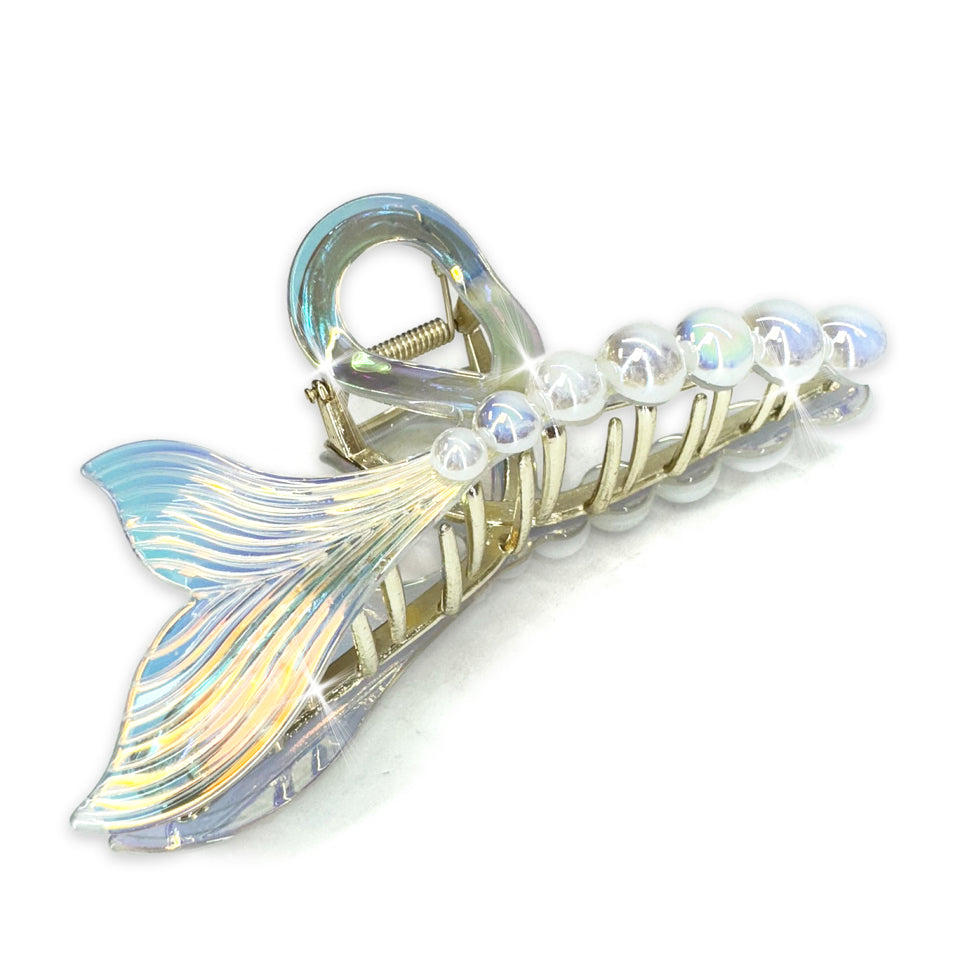 HAIR CLIP PEARL MERMAID CLAW