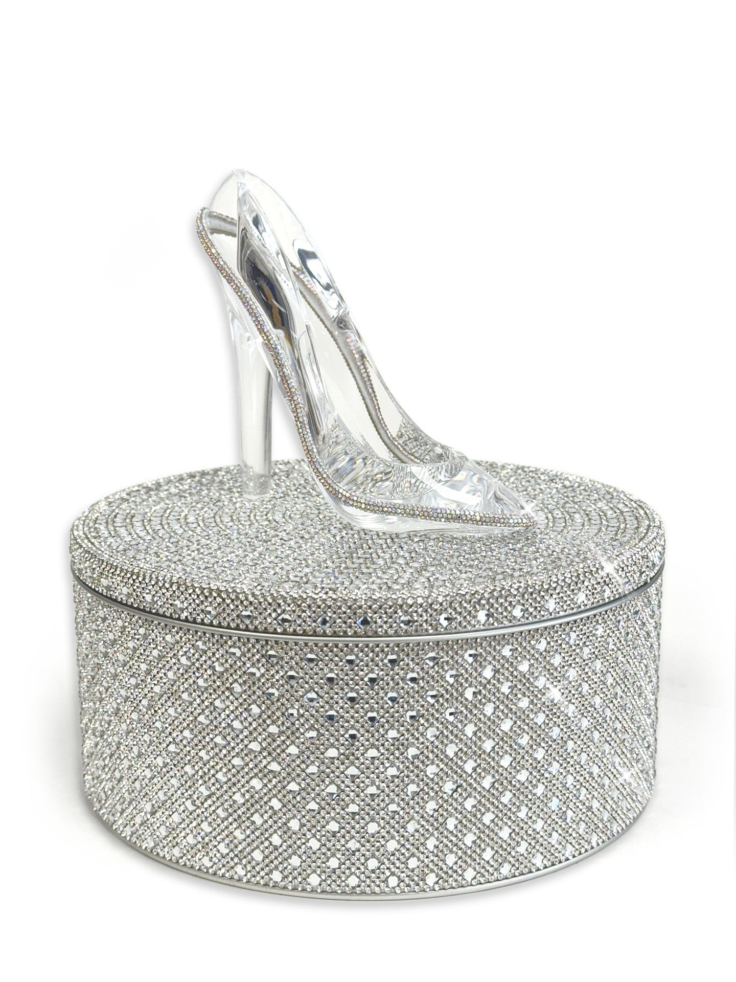 Jacqueline Kent Jewelry Display "Glass" Slipper Silver