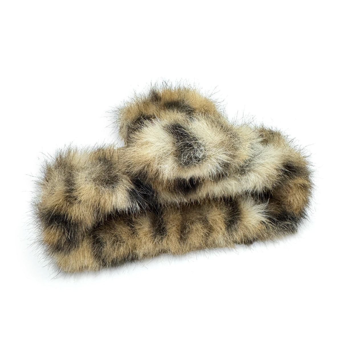 HAIR CLIP FUR LIGHT LEOPARD