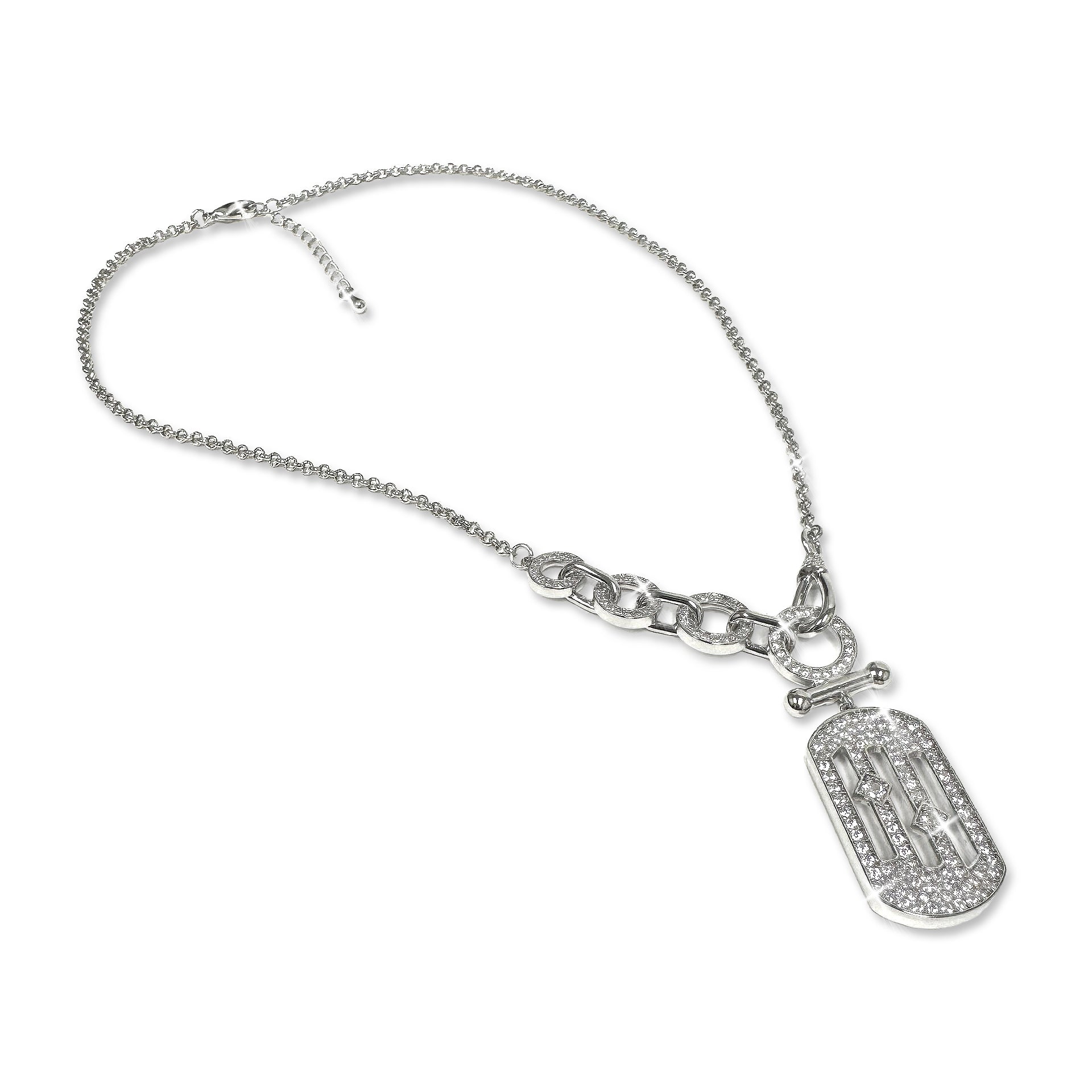NECKLACE POWER LINK SILVER