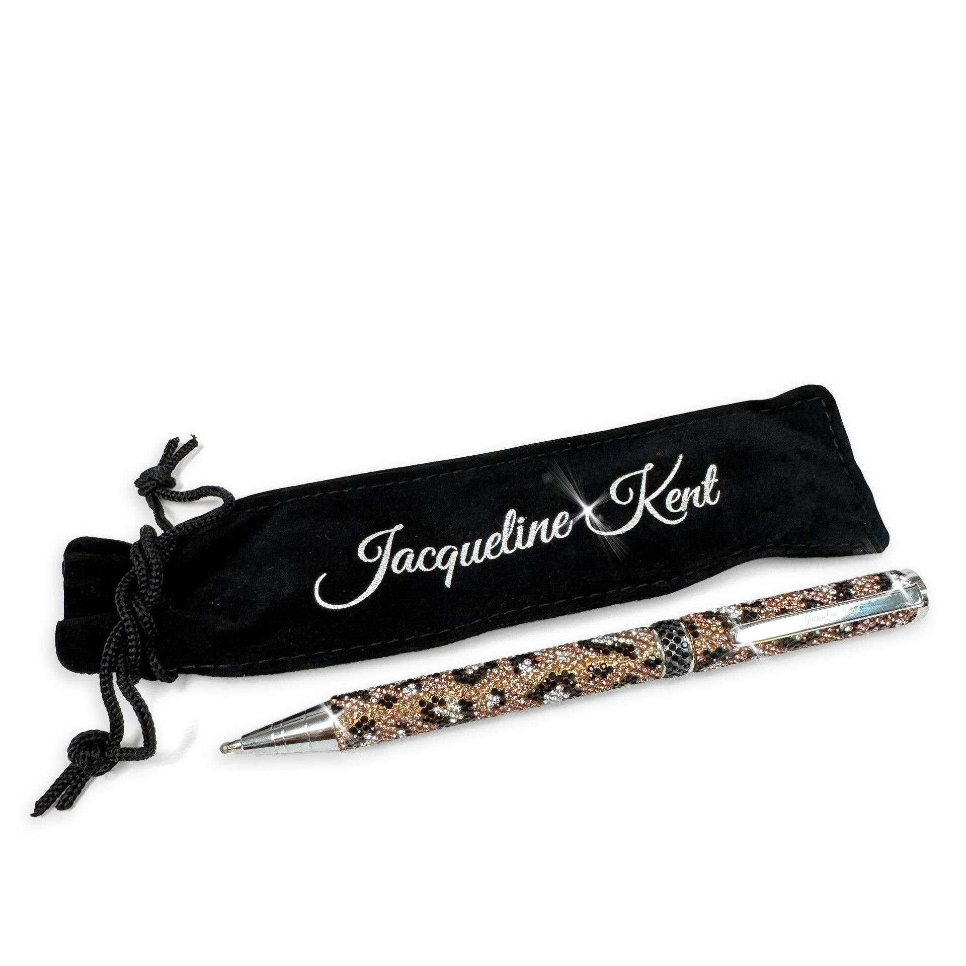 JK SIGNATURE COLLECTION LEOPARD GOLD PEN