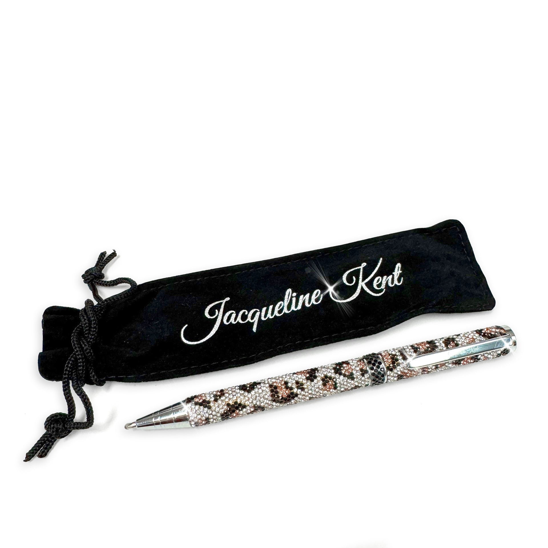 JK SIGNATURE COLLECTION LEOPARD SILVER PEN