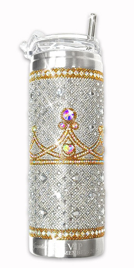 Jacqueline Kent Crystal Crown VIP Tumbler