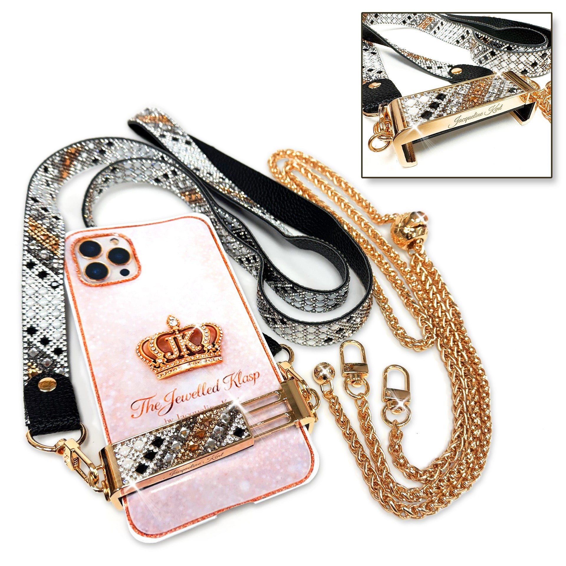 Jacqueline Kent Jeweled Klasp Multi