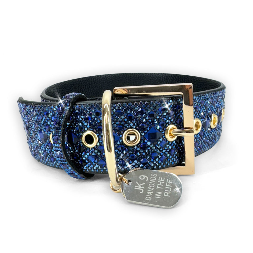 BLUE DOG COLLAR LARGE