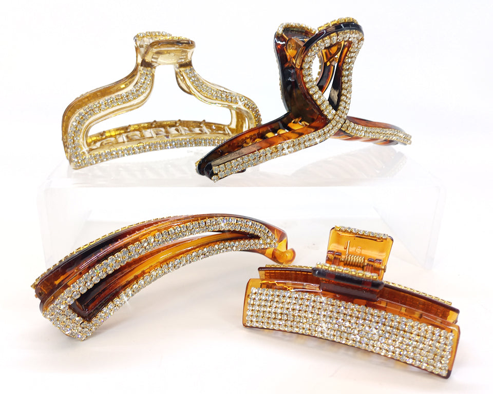 ROYAL AMBER HAIR CLIP ASSORTMENT