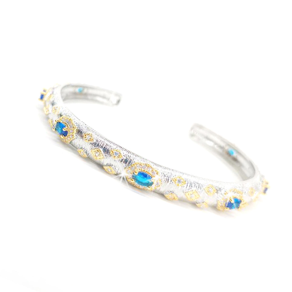 BRACELET BLUE CRYSTAL