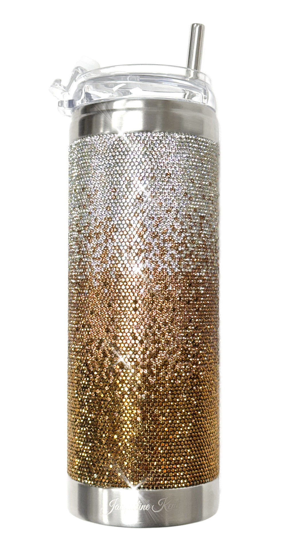 Jacqueline Kent Crystal Tumbler Gold Ombré