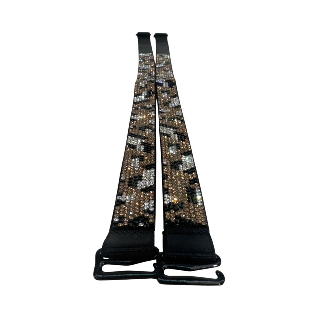 WILD LEOPARD LUX COLLECTION BRA STRAP LEOPARD GOLD