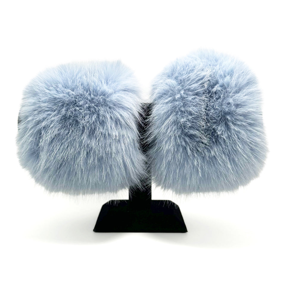 FAUX FUR FANTASY - COUTURE CUFFS BLUE