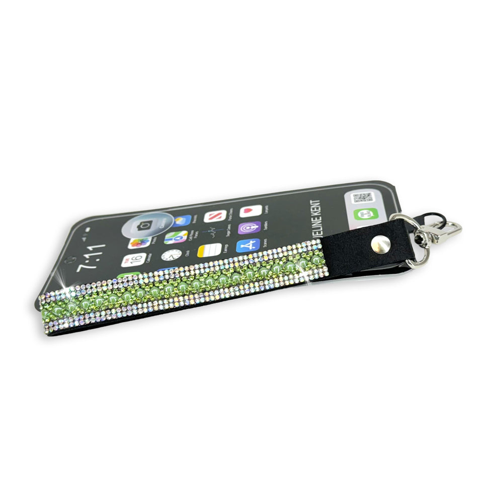 ROYAL GARDEN PARTY COLLECTION PHONE WRIST LANYARD GREEN