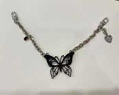 CHARMING CHAIN BLACK BUTTERFLY