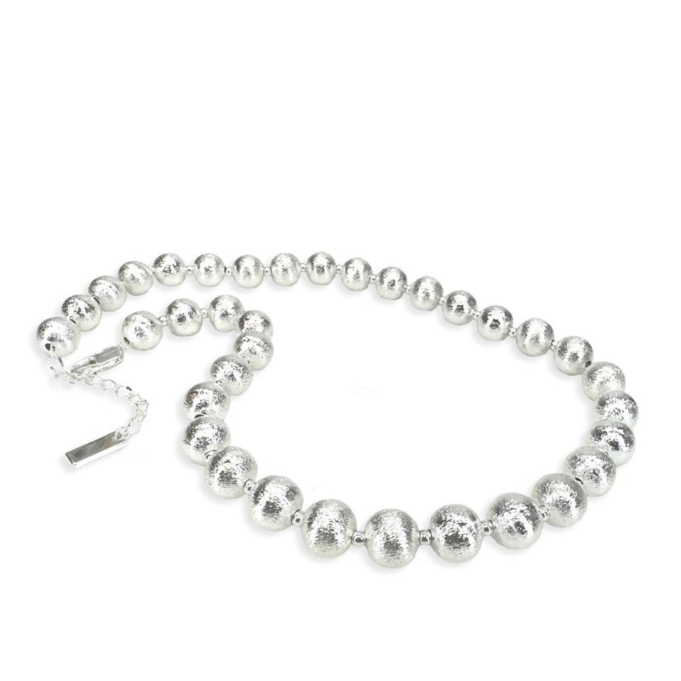 NECKLACE SMALL PLATINUM PEARL