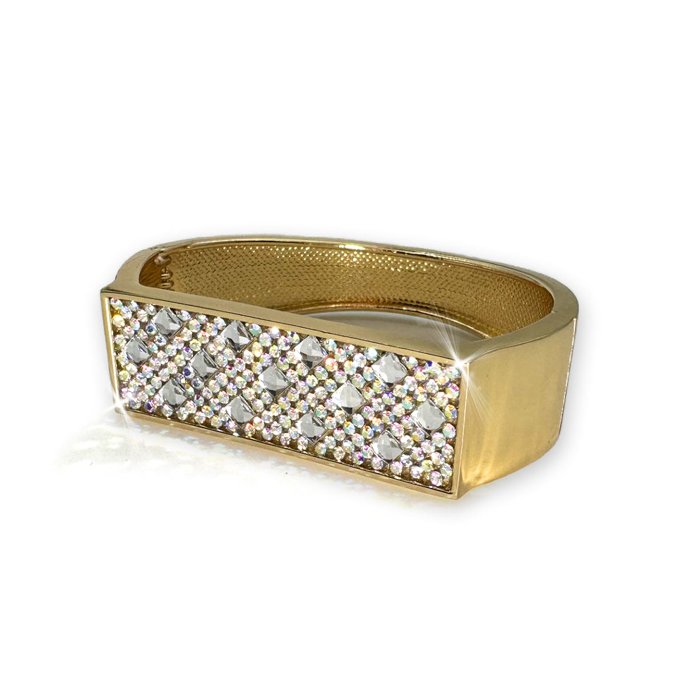 BRACELET GLAM CUFF GOLD AB