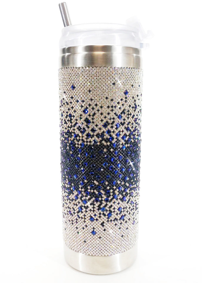 Navy Wave Mariners Cross Tumbler