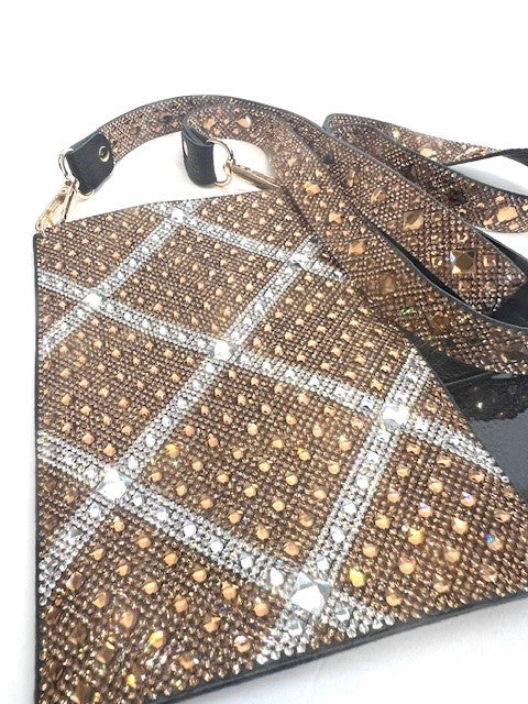 WINGS OF GRACE CELLPHONE PURSE GOLD SILVER