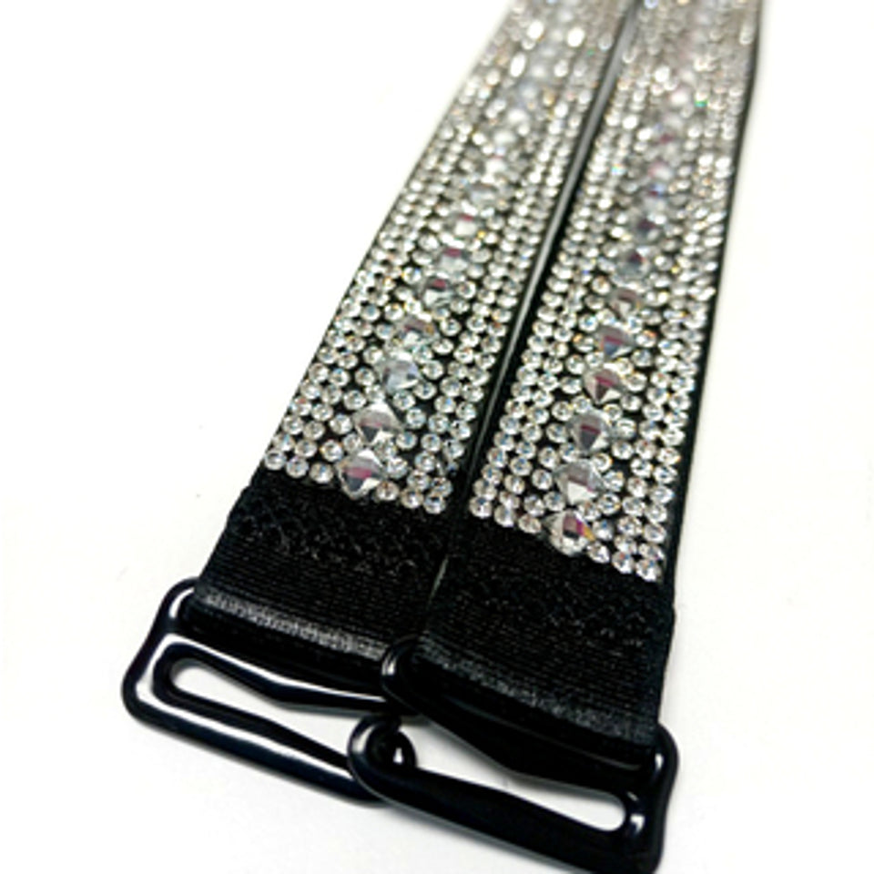 ROYAL ICE BRA STRAPS WHITE DIAMOND SILVER