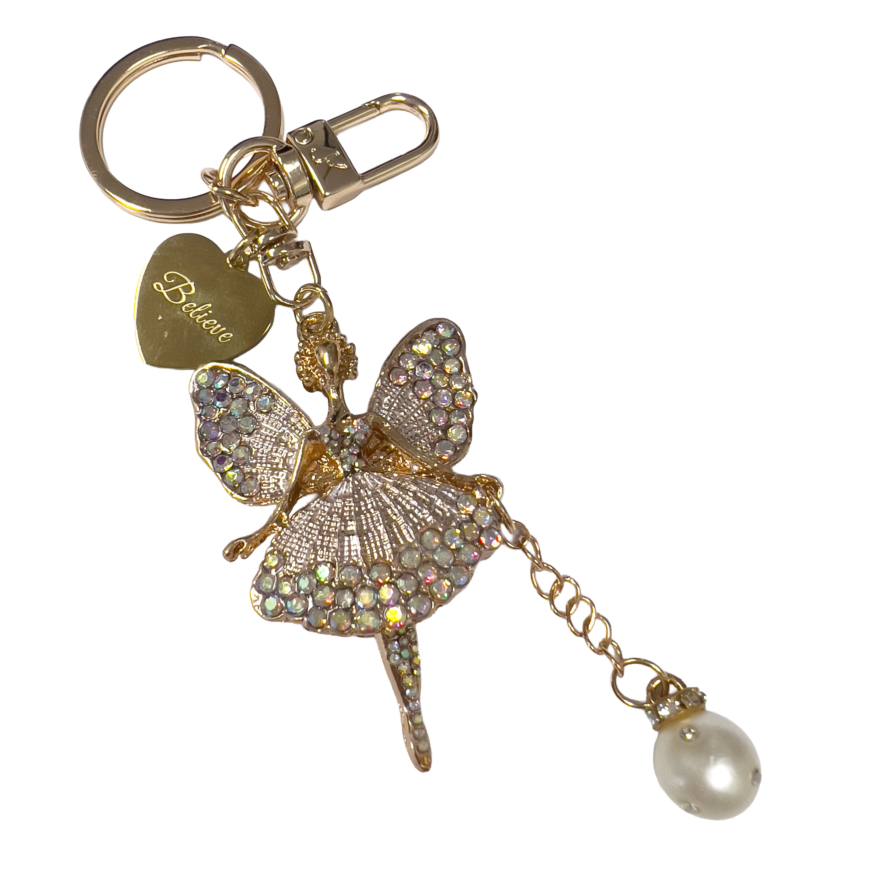 PURSE CHARM ANGEL ULTRA VIOLET