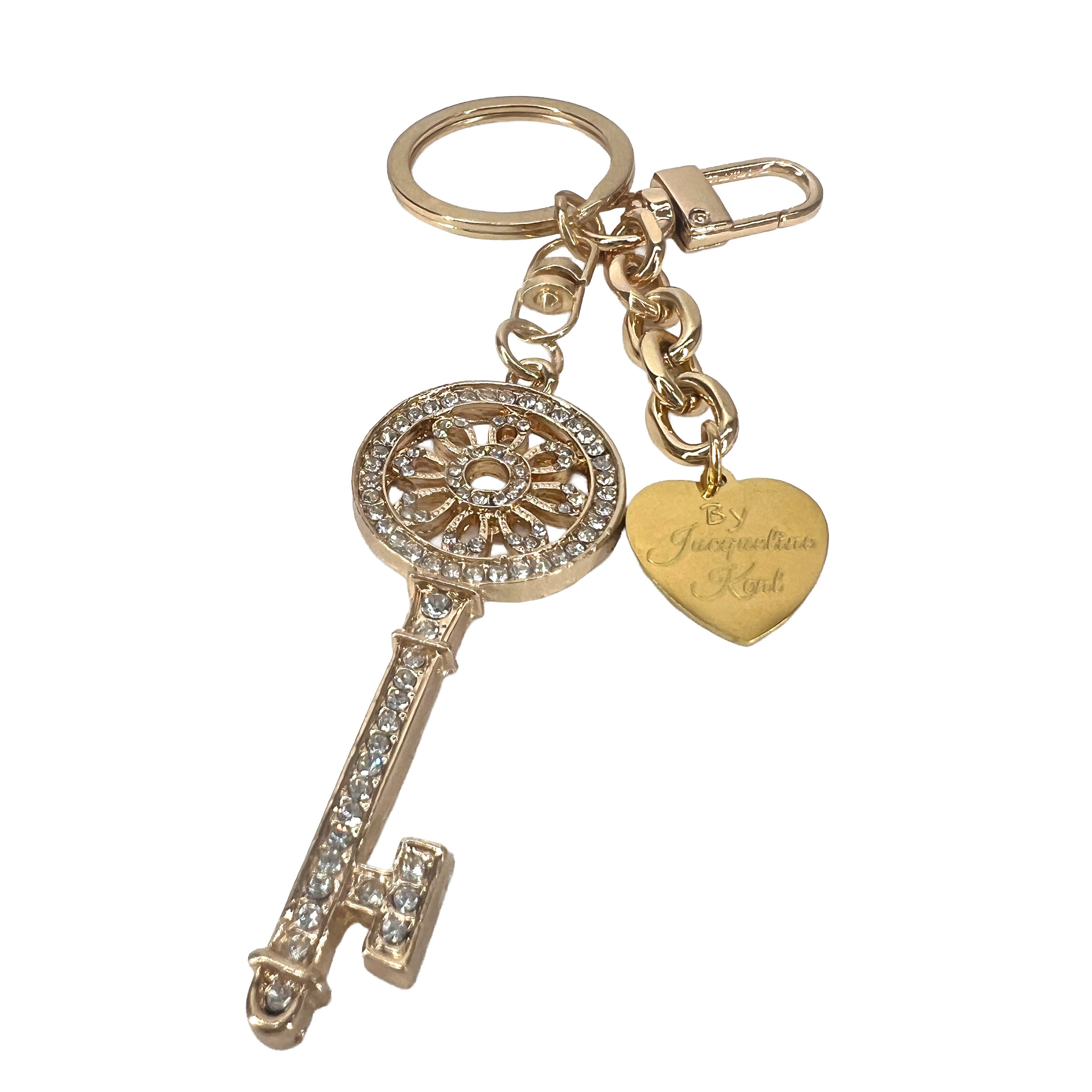 PURSE CHARM GOLD KEY