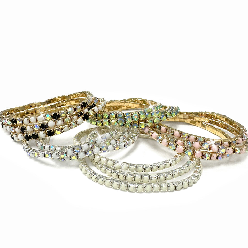 LARGE STRETCH CRYSTAL BRACELETS