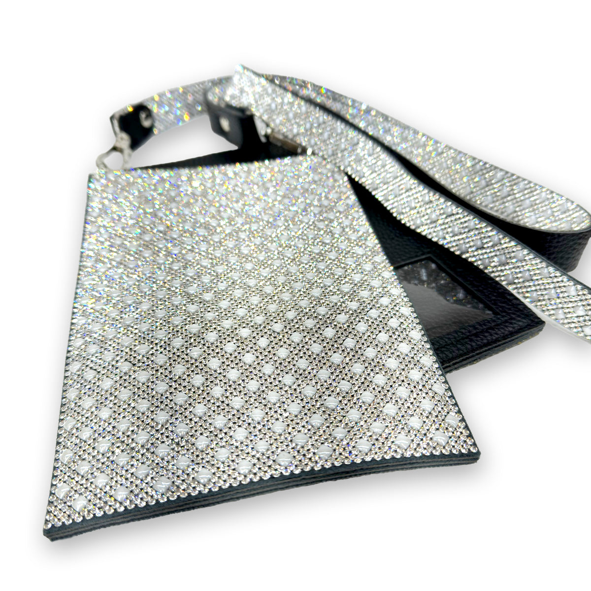 Jacqueline Kent bubbles & bling cellphone purse pearl passion