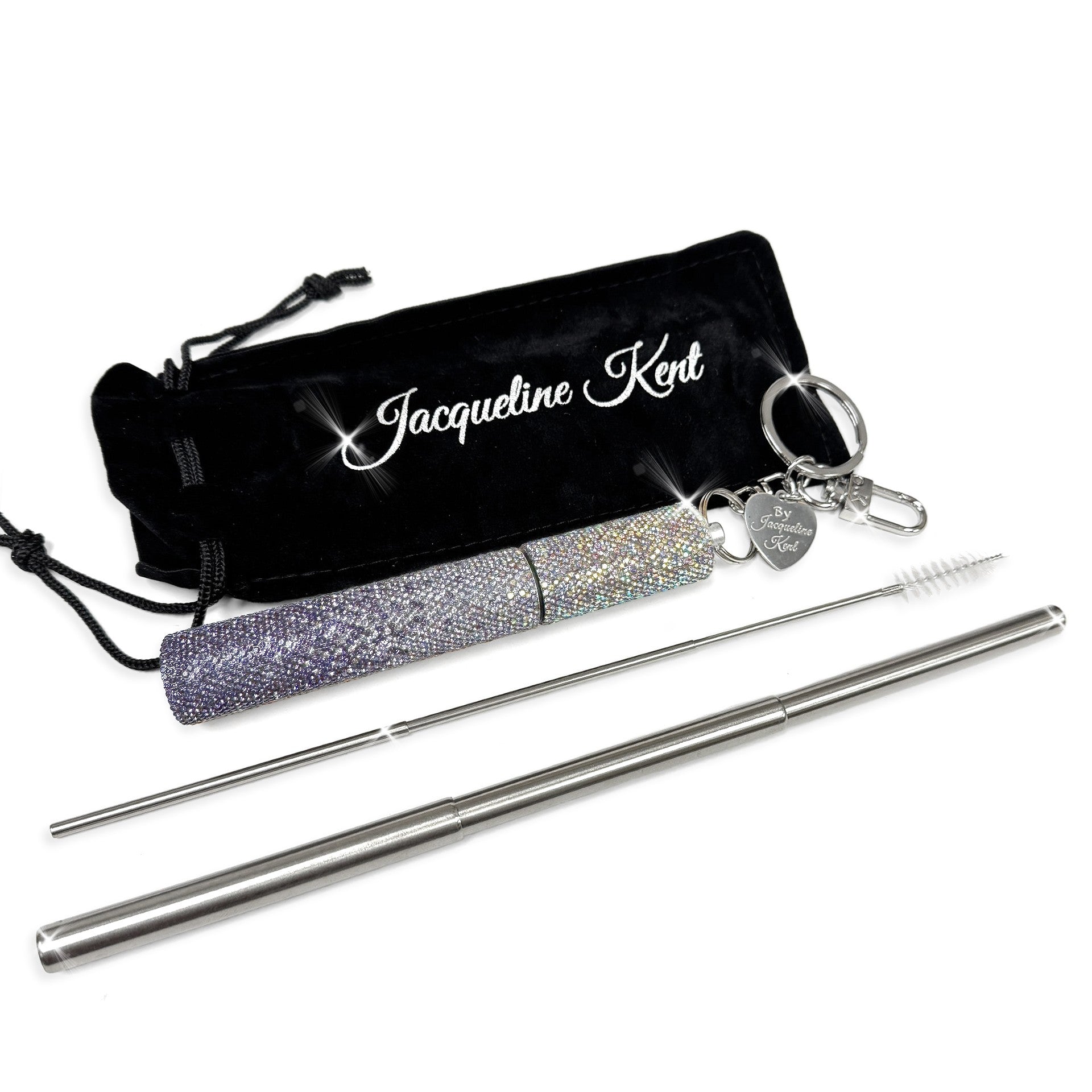 TRAVEL STRAW PURPLE OMBRE